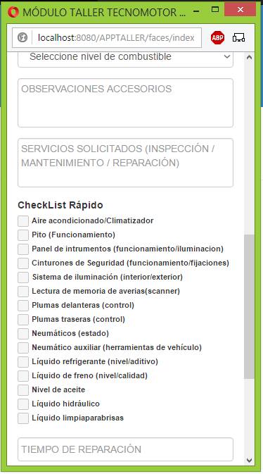 Guardar selectManyCheckBox