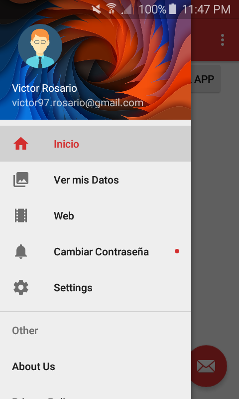Llamar a un Navigation Drawer Desde otra Actividad(Login)