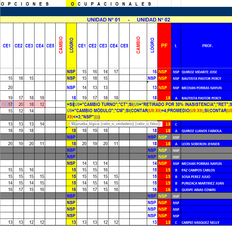 Obtener datos de Excel de tipo Fórmula
